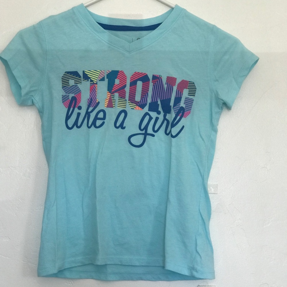 Girls “strong like a girl” T-shirt
